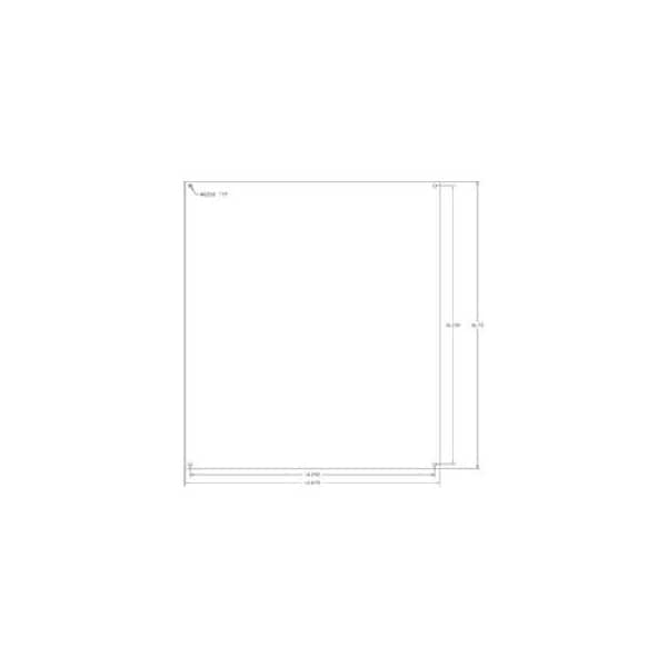 Vynckier Enclosure Systems Vynckier Mp1816a Vj 18in X 16in Aluminum Mounting Plate - Min Qty 5 MP1816A - main